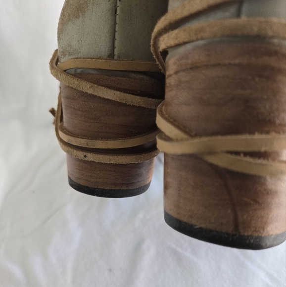 Free Bird Crue Strap Boots Leather Distressed Women's 8 - Picture 10 of 16